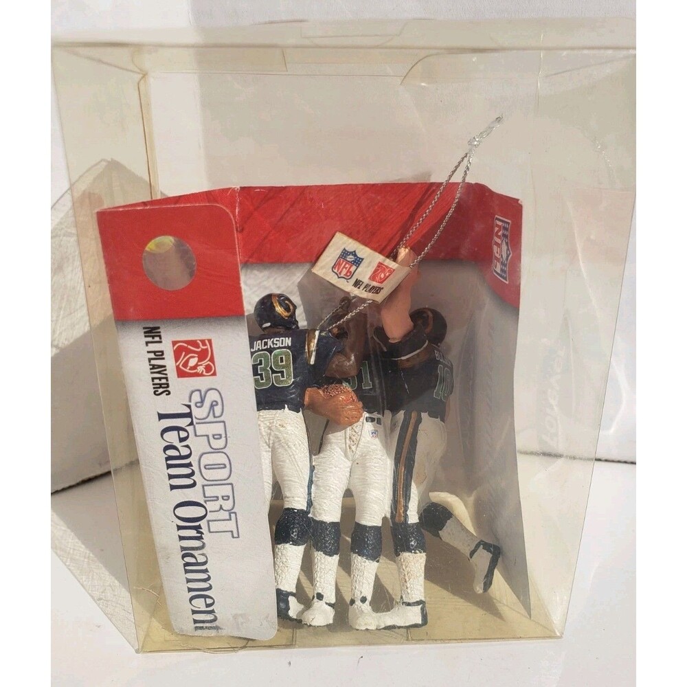 Greatest Show On Turf St Louis Rams Christmas NFL Ornament Holt Burger Jackson - Picture 11 of 13